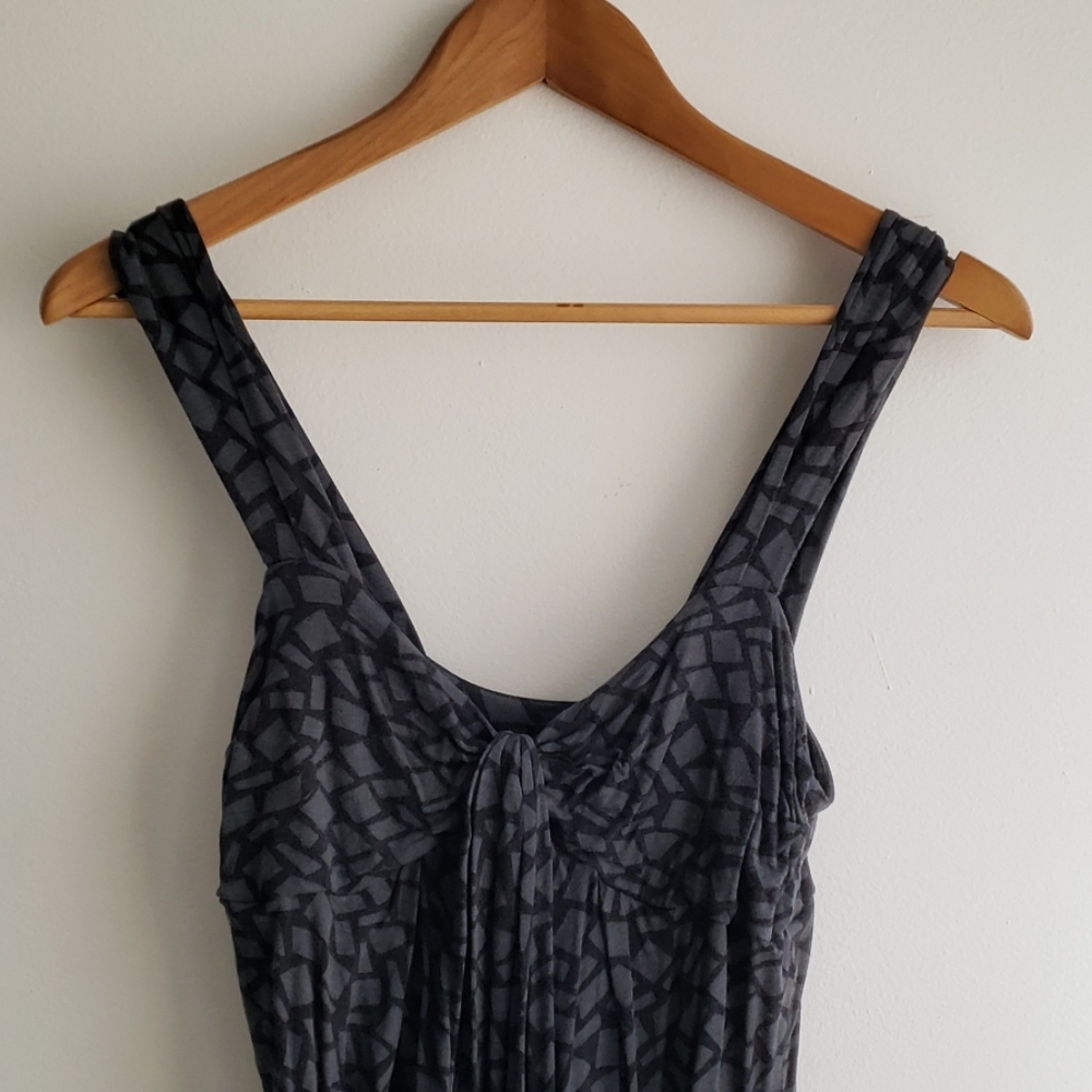 Black and grey bubble dress